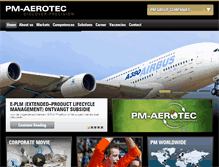 Tablet Screenshot of pmaerotec.com